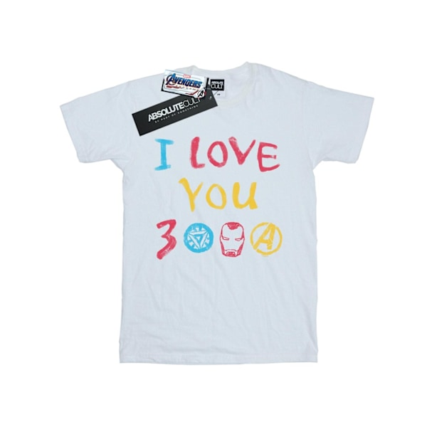 Marvel Boys Avengers Endgame I Love You 3000 Kritor T-shirt 12 White 12-13 Years