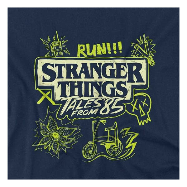 Stranger Things: Tales from ´85 Barn/Barn Graffiti Glow Tröja Navy 9-11 Years