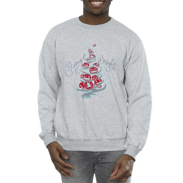 Disney Herr The Nightmare Before Christmas Scary & Bright Sweatshirt Sports Grey L