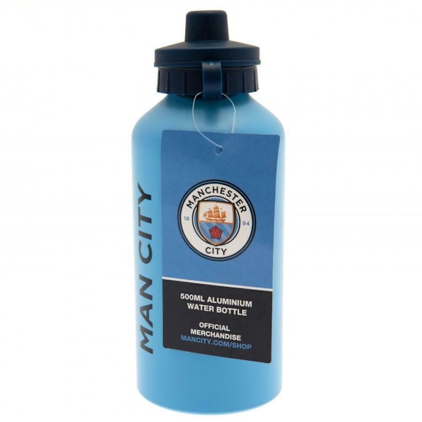 Manchester City FC Aluminium 500ml Flaska En Storlek Sky Blue Sky Blue One Size