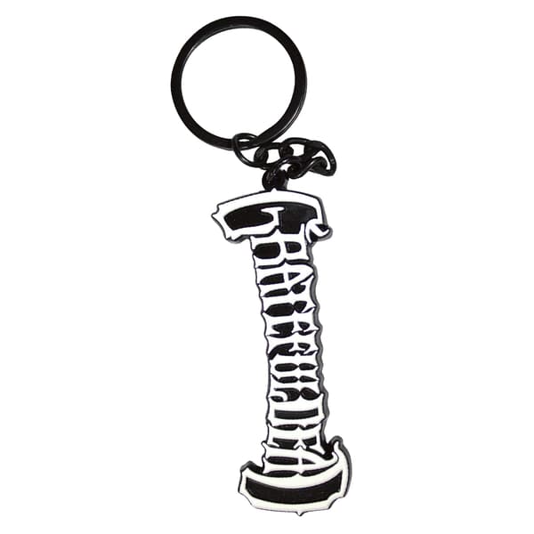 Grateful Dead Logo Nyckelring One Size Vit/Svart White/Black One Size