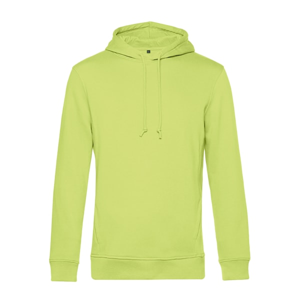 B&C Herr Organic Hooded Sweater XS Lime Lime XS