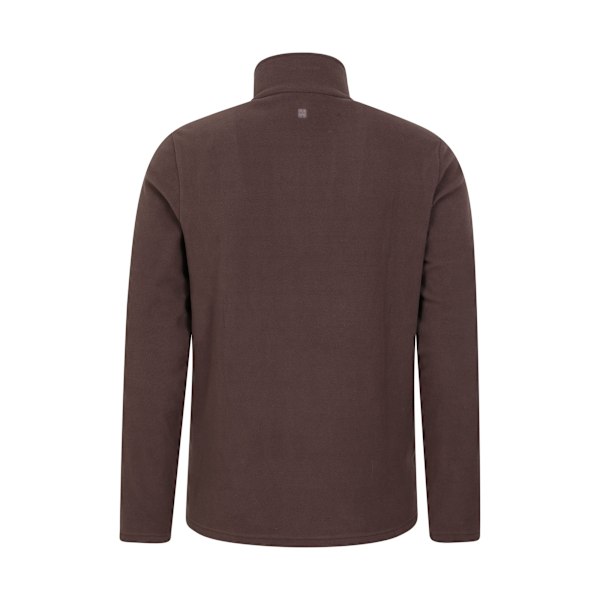 Mountain Warehouse Camber II Fleece Tröja med Halv Dragkedja Herr XXS Brun Brown XXS