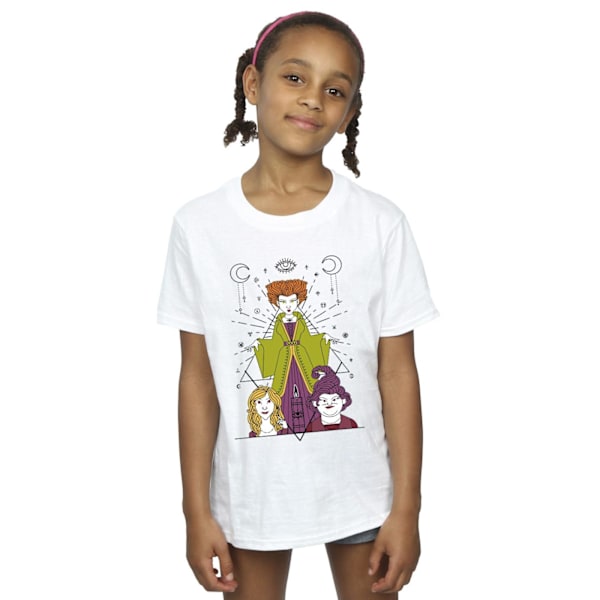 Disney Girls Hocus Pocus Candle Bomull T-shirt 12-13 år Vit White 12-13 Years