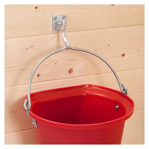 Stubbs S85PS Spring Hook On Wall Plate One Size Silver Silver One Size