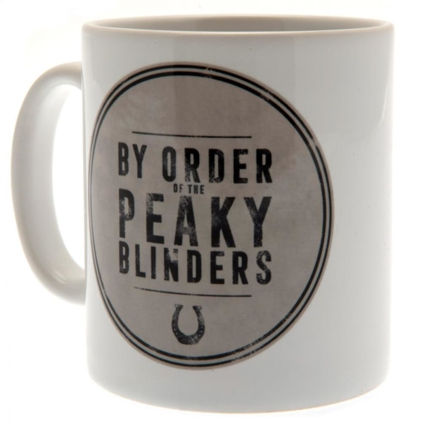 Peaky Blinders Logo Mugg One Size Vit/Svart White/Black One Size