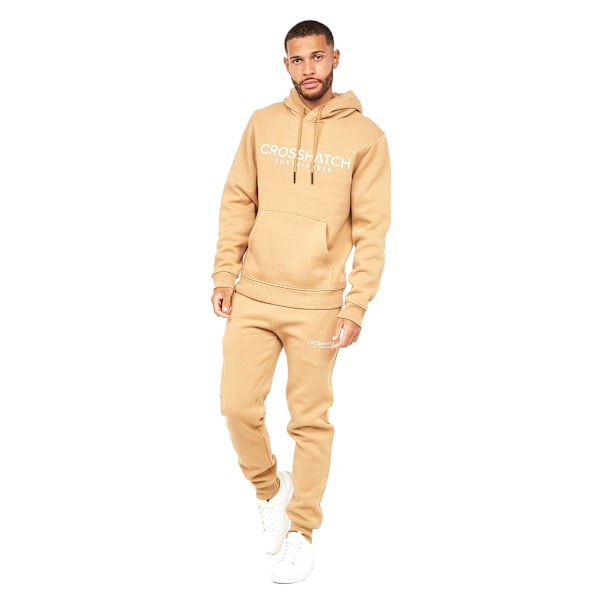 Crosshatch Mens Noma Träningsoverall L Linne Linen L