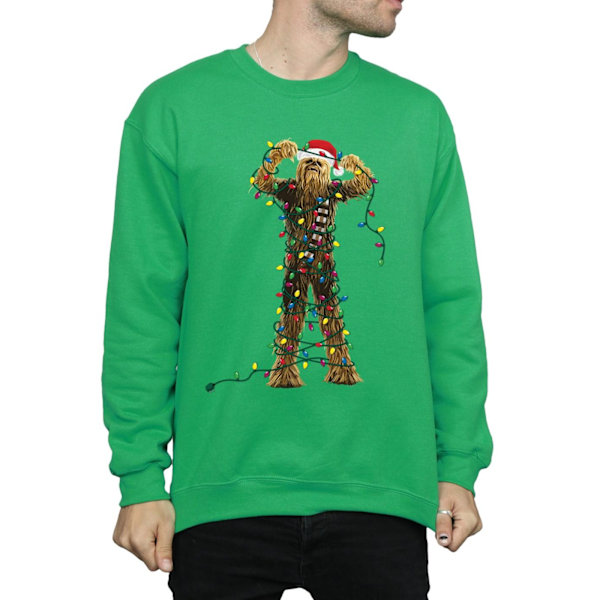 Star Wars Chewbacca Jultröja för Män M Irish Gr Irish Green M