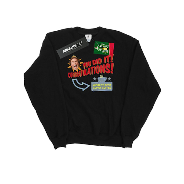 Elf Herr World´s Best Coffee Sweatshirt XXL Svart Black XXL