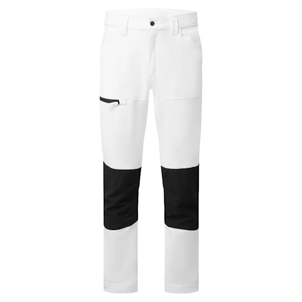 Portwest WX2 Stretch Arbetsbyxor Herr 42R Vit White 42R