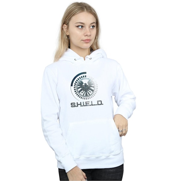 Marvel Womens/Ladies Agents Of SHIELD Circuits Hoodie M Vit White M