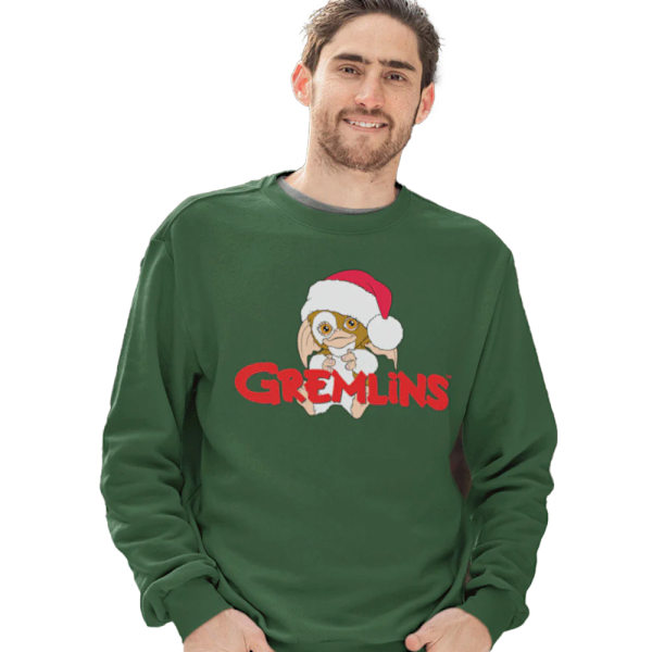 Gremlins Unisex Vuxen Far Gizmo Sweatshirt L Skogsgrön Forest Green L