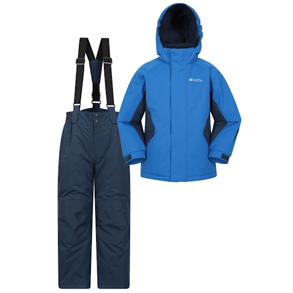Mountain Warehouse Barn/Barn Skiddräkt Jacka & Byxor Set 7-8 år Blue 7-8 Years