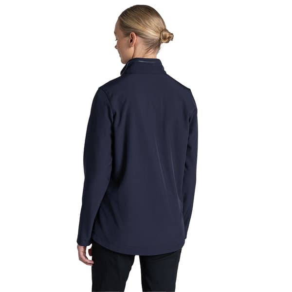 Craghoppers Expert Dam/Kvinnor Basecamp ll Softshelljacka Navy 8 UK