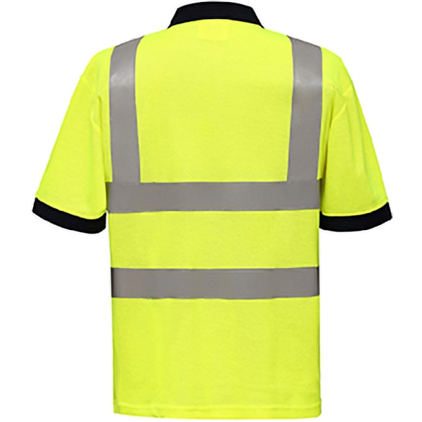 Yoko Hi-Vis kortärmad poloskjorta / Herrarbetskläder 4XL Hi-Vis Hi-Vis Yellow 4XL
