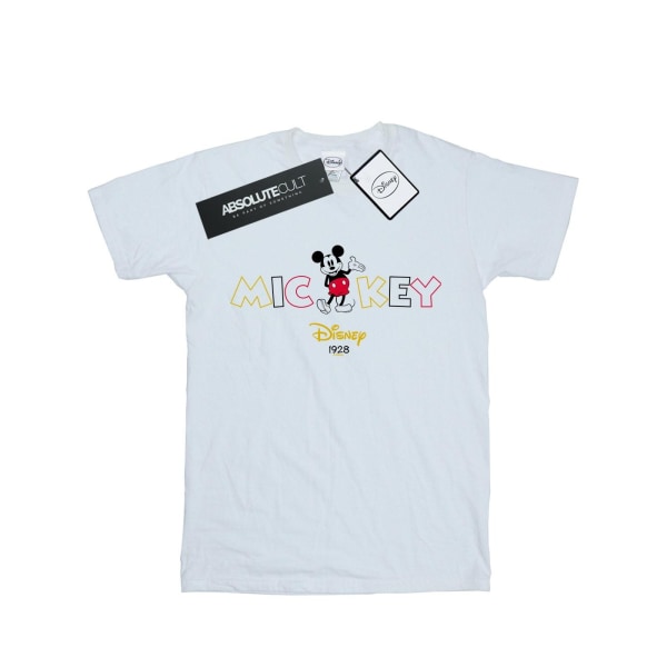 Disney Mickey Mouse 1928 T-shirt för män 5XL Vit White 5XL
