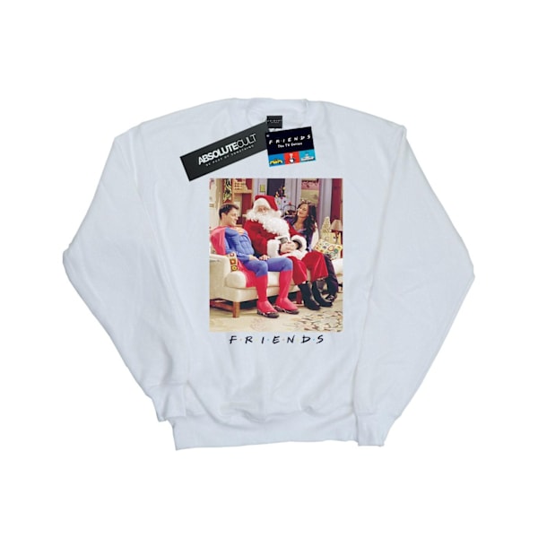 Friends Girls Superman And Santa Sweatshirt 7-8 År Vit White 7-8 Years