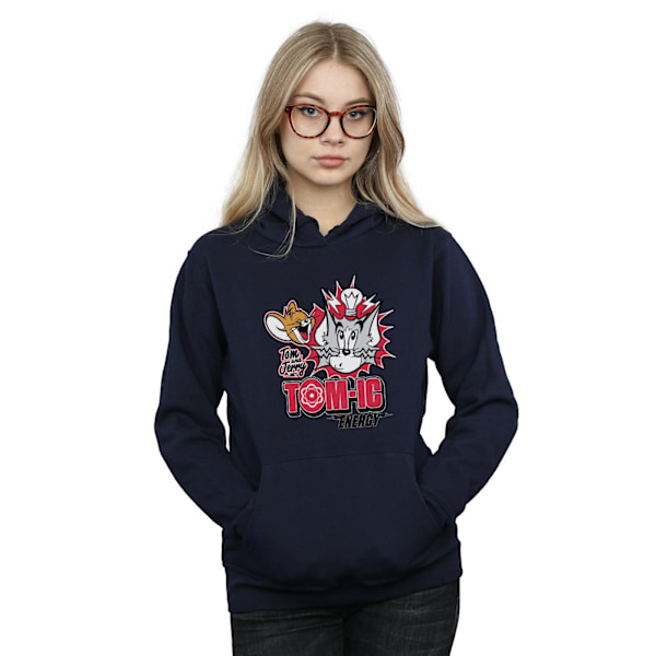 Tom And Jerry Dam/Damer Tomic Energy Hoodie L Marinblå Navy Blue L