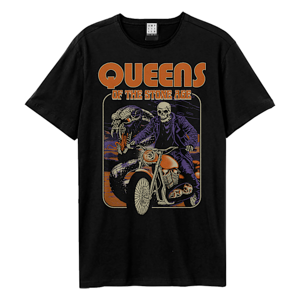 Amplified Unisex Vuxen Rider Queens Of The Stone Age T-Shirt M Black M