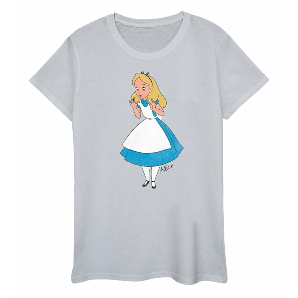 Alice i Underlandet Dam/Dam Alice T-shirt M Heather Grey Heather Grey M