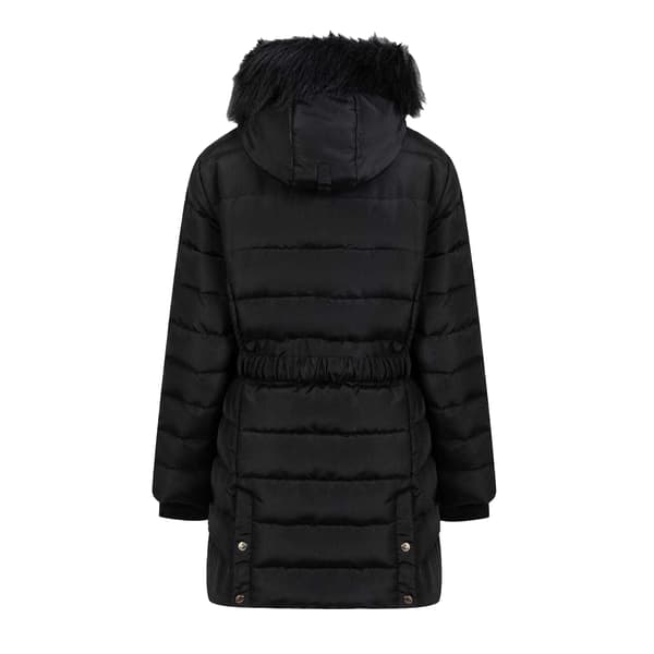 Firetrap Dam Vattentät Långärmad Pufferjacka 8 Black 8 UK