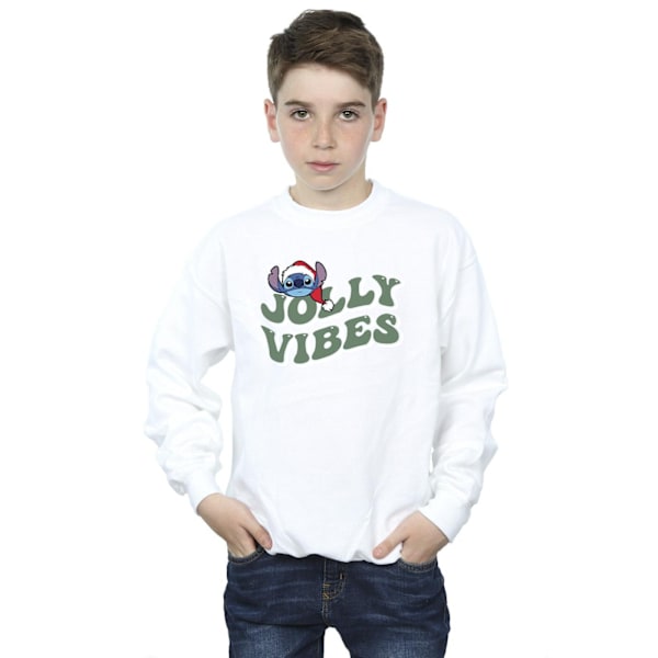 Disney Boys Lilo & Stitch Jolly Chilling Vibes Sweatshirt 3-4 år White 3-4 Years