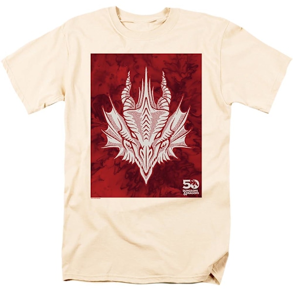Dungeons & Dragons Herr Block 50-års T-shirt 3XL Natur Natural 3XL