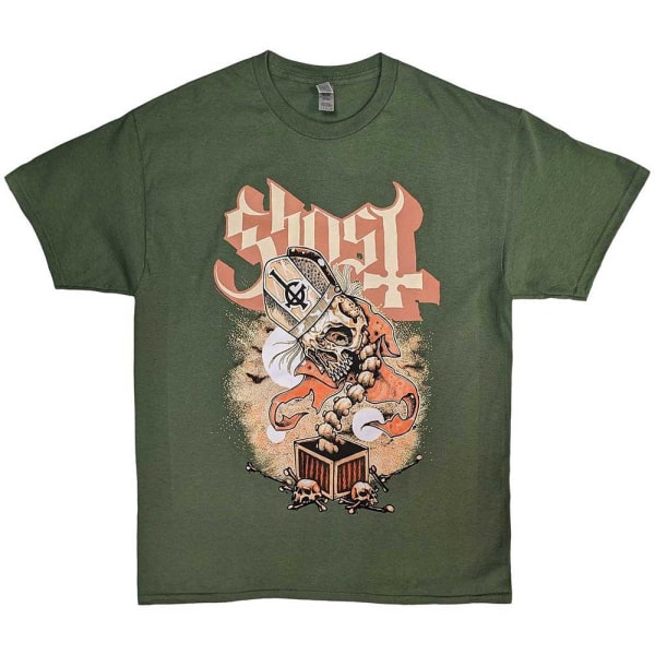 Ghost Unisex Vuxen Jack In The Box T-shirt L Grön Green L