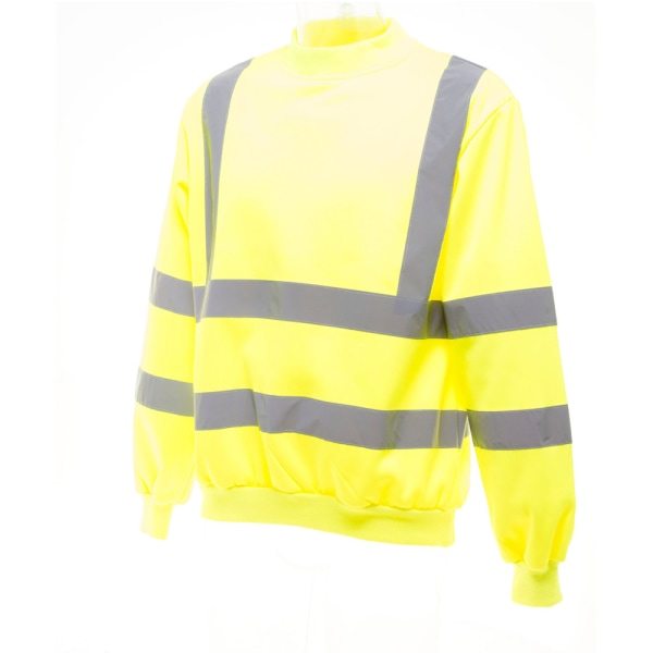 Yoko Unisex Hi-Vis Heavyweight Sweatshirt S Hi-Vis Yellow Hi-Vis Yellow S