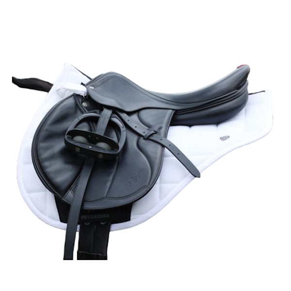 HySPEED Pro Reaction Mesh 3D Hästsadelpad Full White White Full