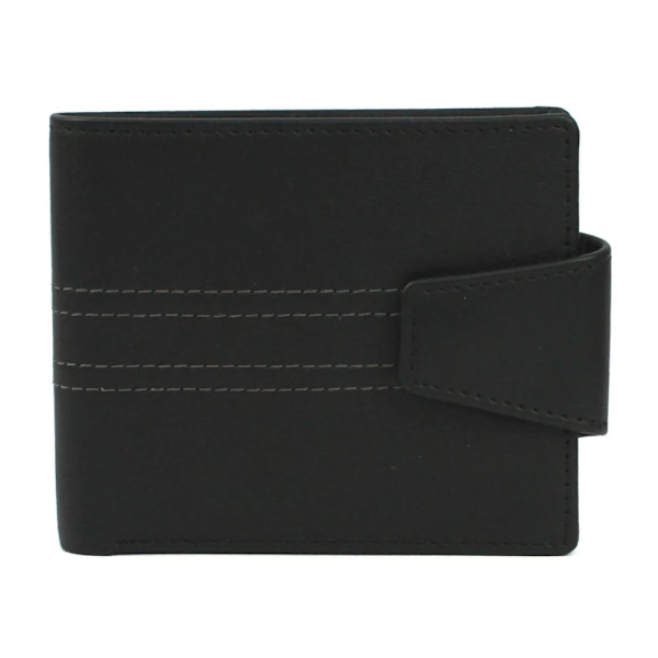 Eastern Counties Leather Unisex Adult Elijah Bi-Fold Läder St Black/Taupe One Size