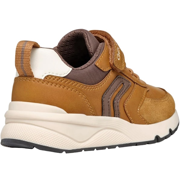 Geox Pojkar Rooner Träningsskor 11 UK Barn Mörkgul/Kaffe Dark Yellow/Coffee 11 UK Child