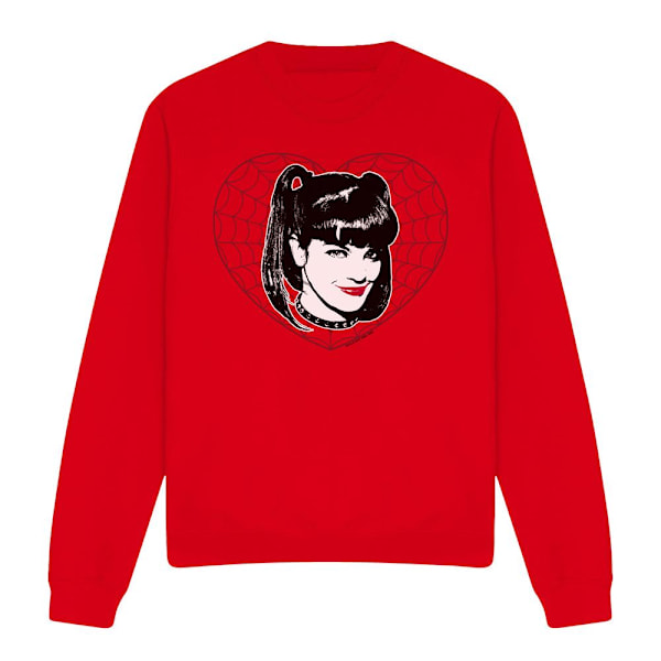 NCIS Unisex Vuxen Abby Hjärta Sweatshirt XXL Röd Red XXL