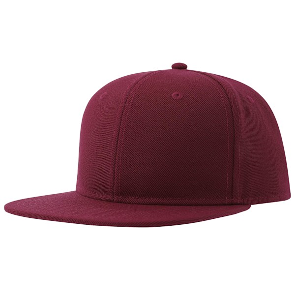 Atlantis Unisex Vuxen 6 Panel Hållbar Plat Skärm Basebollkeps Cardinal Red One Size