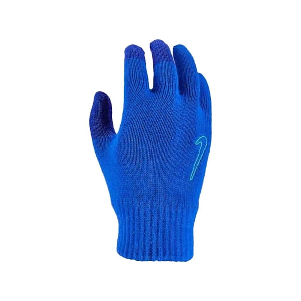 Nike Mens Knitted Swoosh Vinterhandskar S-M Game Royal/Turquoise Game Royal/Turquoise Blue/Signal Bl S-M