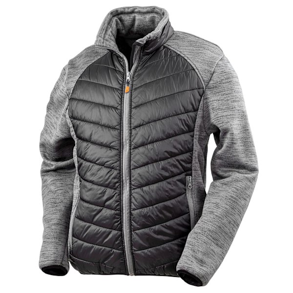 WORK-GUARD by Result Herr Elevator Jacka L Svart/Gråmelerad Black/Grey Marl L
