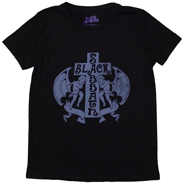Black Sabbath Dam T-shirt med Änglar Storlek L Svart Black L