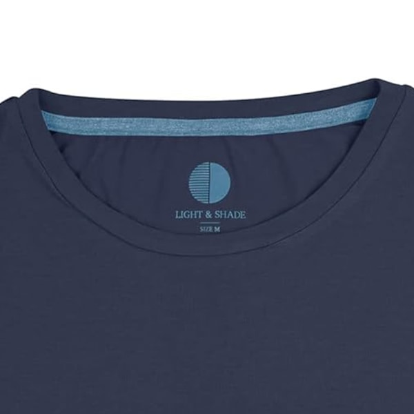 Light And Shade Herrarnas Klassiska Korta Pyjamas Set S Marinblå Navy Blue S