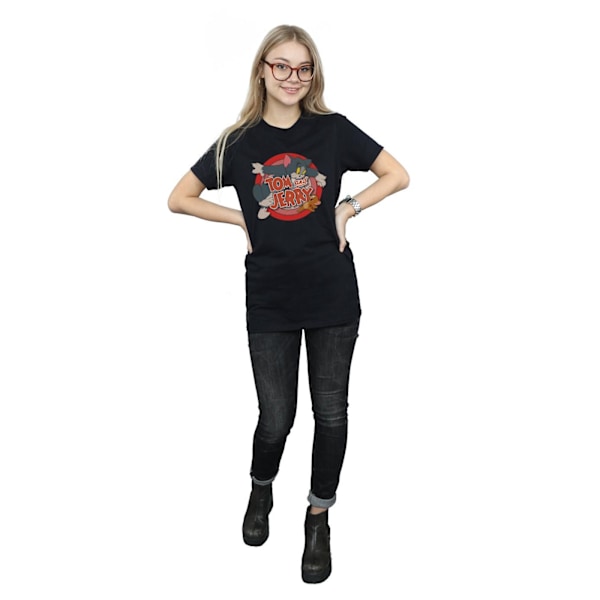 Tom och Jerry Dam/Dam Catch Bomull Boyfriend T-shirt XL B Black XL