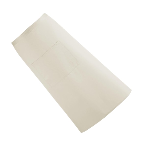 Premier Unisex Färger Bar Apron / Arbetskläder (Lång Continental S Natural One Size