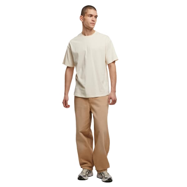 Build Your Brand Herr Basic Lätt Lös T-Shirt M Vit Sand White Sand M