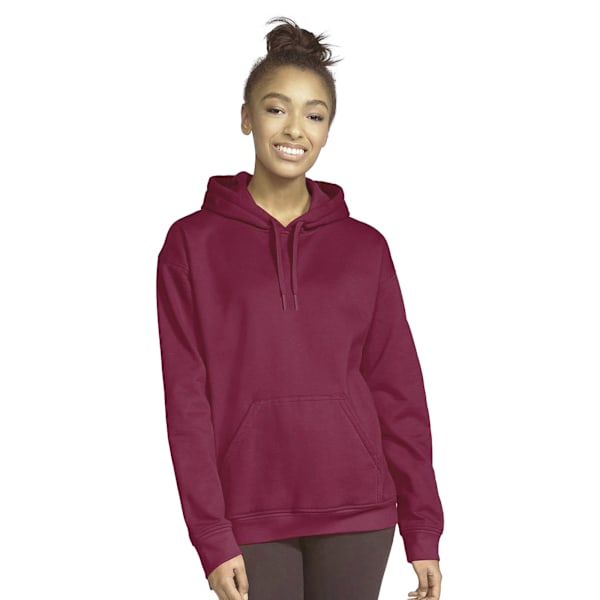 Gildan Unisex Adult Softstyle Fleece Midweight Hoodie 4XL Maroo Maroon 4XL