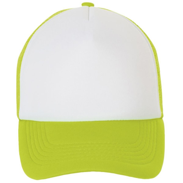 SOLS Unisex Bubble Contrast Cap One Size Vit/Neongrön White/Neon Green One Size