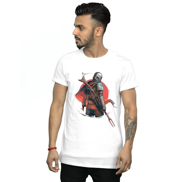 Star Wars The Mandalorian Blaster Rifles T-shirt för män, 4XL, vit White 4XL