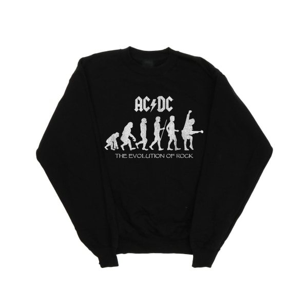 ACDC Mens Evolution Of Rock Sweatshirt 4XL Svart Black 4XL