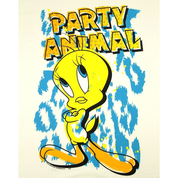 Looney Tunes Dam/Dam Party Animal Tweety Pie Tunic XL Cre Cream XL