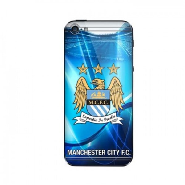 Manchester City FC iPhone 5S-telefonskal, en storlek, blå/vit/gul Blue/White/Gold One Size