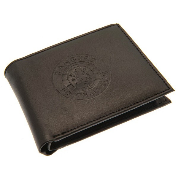 Rangers FC Debossed PU Wallet One Size Svart Black One Size