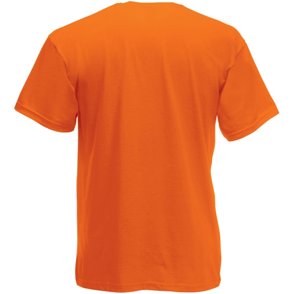 Fruit Of The Loom Mens Valueweight Kortärmad T-shirt L Orange Orange L
