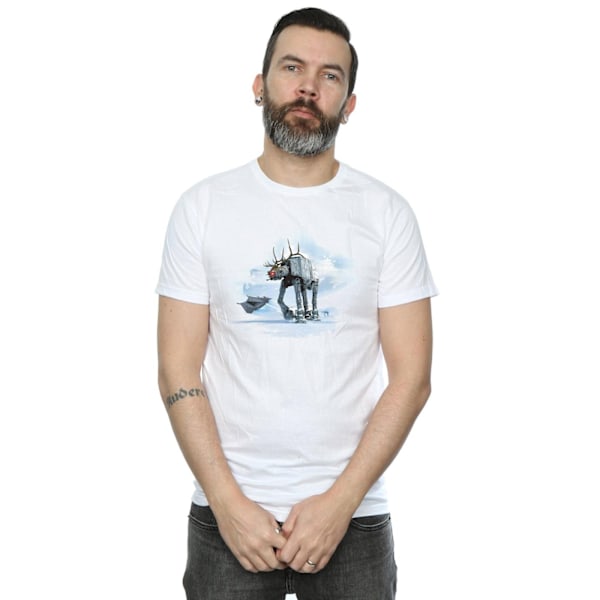 Star Wars Jul AT-AT Ren T-shirt M Vit White M